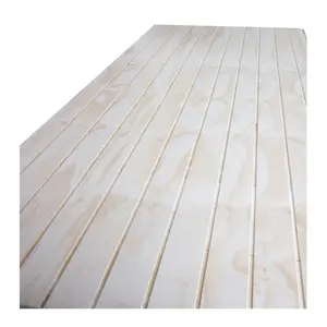 White Primed V-Grooved Plywood & Panelling