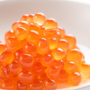 Œufs de <span class=keywords><strong>saumon</strong></span> assaisonnés authentiques Oeufs de <span class=keywords><strong>saumon</strong></span> Ikura Caviar rouge pour garniture de sushi - Product Image 1