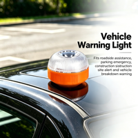 Feu de signalisation LED portable, balise clignotante, lampe de danger d'urgence pour voiture, visibilité claire à distance pour utilisation en cas de panne de véhicule