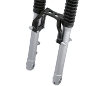 Kit de renfort de fourche en aluminium anodisé noir d'usinage CNC de haute qualité personnalisé pour moto