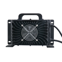 Chargeur de batterie de moto/scooter de bureau haute puissance 1500W AC/DC 24V-72V 30A OTP, câble rétractable pliable et écologique