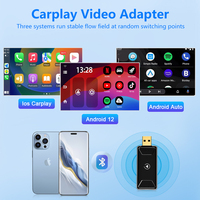 Dongle USB 3 en 1 2 + 16G filaire vers adaptateur Carplay sans fil carplay ai box youtube netflix Android 11 adaptateur carplay