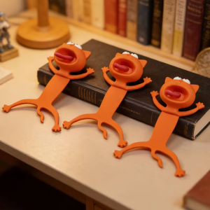 Segnalibro 3D in Plastica a Forma di Gatto Pigro, Divertente ed Esagerato, XR Explosions - Product Image 1