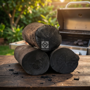 Charbon de bois de Khaya en morceaux pour barbecue de poulet et services de restauration - Product Image 1