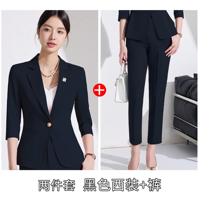 Black suit pants