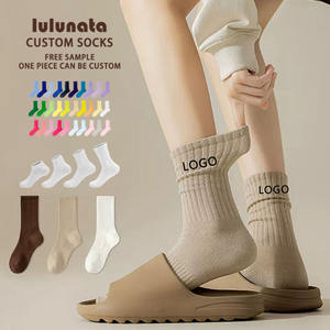 مخصص مطرز شعار التنس الرياضي تشغيل الكاحل طاقم أوم مصمم ضغط القطن مخصص الرجال الجوارب الرياضية بين الرجال - Product Image 1