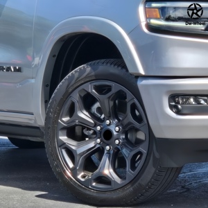 Rueda <span class=keywords><strong>de</strong></span> Aleación <span class=keywords><strong>de</strong></span> Aluminio Forjado DW <span class=keywords><strong>de</strong></span> 1 Pieza y 6 Orificios en Gris Metálico para Camionetas y SUV, Llantas para Dodge Ram 1500 2500 Ram Trucks Rebel - Product Image 5