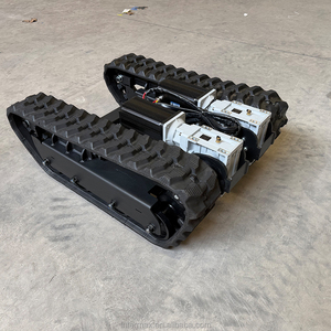 Châssis à chenilles compact électrique de 500 kg avec moteur 5 kW et chenilles en caoutchouc pour la modification de machines agricoles légères - Product Image 5