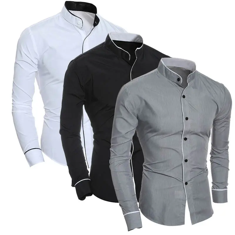 Top Venda Garantida Qualidade Produto Popular Camisas Casuais Para Homens Vestido
