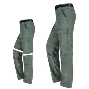 Pantalones de secado rápido con logotipo personalizado para hombre y <span class=keywords><strong>mujer</strong></span>, pantalón de dos piezas <span class=keywords><strong>desmontable</strong></span> para exteriores, transpirable, pesca y <span class=keywords><strong>senderismo</strong></span> - Product Image 1