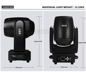 Shehds haute qualité 300W Led faisceau lumière principale mobile prix compétitif éclairage 7 couleurs arc-en-ciel lumières voir vidéo scène discothèque - Product Image 2