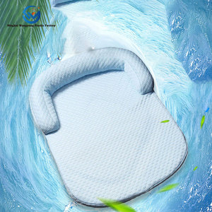 Tapis d'été moderne pour animaux de compagnie Nouveau chenil rond de couleur unie pour chat Lit pour chien Style cartoon Tissu - Product Image 5