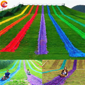 Fabricants d'équipement d'amusement en plein air colline piste herbe pittoresque endroit arc-en-ciel herbe voitures coulissantes pas de projet de puissance - Product Image 6