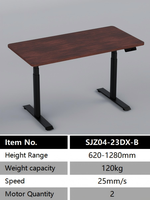 PRORIALS Home Sewing & Design Studio – Cadre de bureau électrique à double moteur, stable, en fer, ergonomique, durable, réglable et moderne