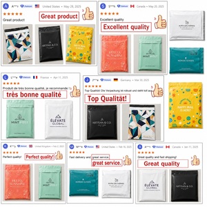 Bolsas <span class=keywords><strong>de</strong></span> Envío Autoadhesivas Blancas Gruesas Personalizadas en Rollo, Embalaje <span class=keywords><strong>de</strong></span> Paquetes Vintage, Bolsas <span class=keywords><strong>de</strong></span> Polietileno Resistentes, Impermeables, para Envíos Express - Product Image 5