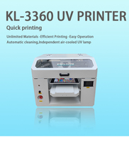 Printer UV Flatbed Kecil yang Indah 33*60cm Pencetakan Datar Biaya Rendah Kualitas Tinggi Printer UV A3 A2 Kepala XP600/TX800/HD3200