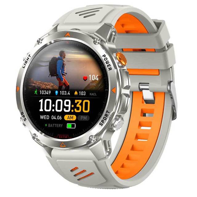 SQ New GPS Smart Watch HT37 Outdoor Sports Watch IPS Display Compass Altitude Barometer Magnetic Charging 30m Waterproof
