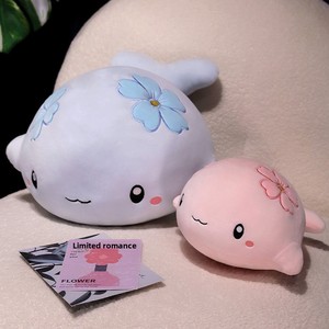Peluche Creativo de Ballena Sakura, Juguete de Peluche para Dormir, Almohada de <span class=keywords><strong>Pez</strong></span>, Muñeco Súper Suave con Relleno de Algodón PP, Lavable, Personalizable, ODM - Product Image 5