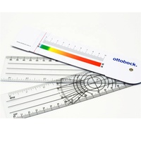 200mm 8 pouces douleur goniomètre spinal goniomètre règle testeur de mouvement échelle d'évaluation de la douleur 360 règle d'angle professionnelle