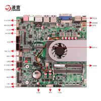 Carte mère industrielle de bureau Mini ITX embarquée Zeroone, processeur Intel Celeron 3867U, chipset SOC, prise en charge de la double DDR4 32 Go, nouvelle