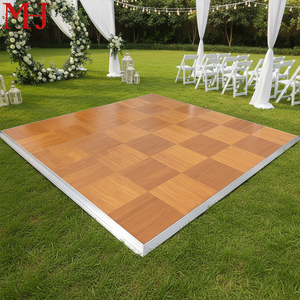Plancher de danse en bois stratifié interactif personnalisé, design moderne, bord en aluminium antidérapant - pour les théâtres, mobilier de théâtre - Product Image 1