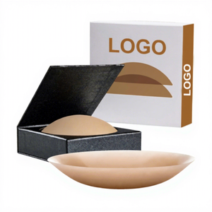 Parche de Silicona para Senos con Logotipo Personalizado, Parche de Silicona Transparente Redondo e Invisible, Parche de Silicona Delgado Anti-Convexo para Pezones - Product Image 1