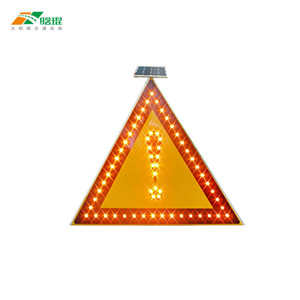 Panneau d'avertissement solaire pour passage piéton, signalisation LED clignotante, cadre en aluminium réfléchissant, IP65, montage sur poteau, signalisation de sécurité routière - Product Image 3