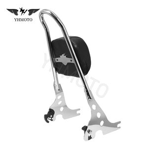 Pièces de Moto pour Harley <span class=keywords><strong>Sportster</strong></span> XL883C XL <span class=keywords><strong>883</strong></span> XL1200R XL 1200 <span class=keywords><strong>R</strong></span> C S Sissy Bar Sissybar Dossier Rack Rear Bracket Pad - Product Image 5