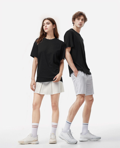Custom T Shirt Sorona Micro Drop Shoulder Relaxed Fit Crew Neck Short Sleeve <b>TShirt</b> Blank T-Shirt Unisex - Product Image 2