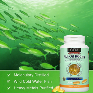 <span class=keywords><strong>Huile</strong></span> de poisson oméga-3 1000 mg <span class=keywords><strong>en</strong></span> gélules molles, facile à absorber, pour les professionnels occupés et les personnes âgées - Product Image 4