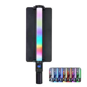 Lampe de photographie 4600mAh, baguette lumineuse RGB portable avec coupe-flux, éclairage d'appoint coloré pour photo, vidéo, fête, film - Product Image 1