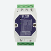 Modul Akuisisi Suhu Termistor PT100/PT1000 6 Saluran RS485 Sensor Jarak Jauh Terisolasi Sistem PLC Akuisisi Suhu