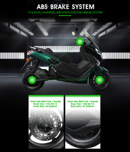 Motocicleta con Sistema ABS de Largo Alcance 150 Km/h con Super Velocidad de 115 km/h - Product Image 5