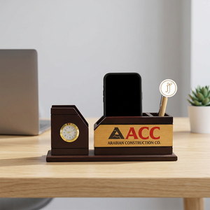 Business Services Wood Table Top with Personalization and Digital Printing for Mother's Day Christmas New Year & Thanksgiving - Product Image 1