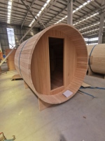 Ruang Sauna Uap Model Jendela Datar dengan Kaca Transparan untuk Peningkatan Jangkauan Sinyal Seluler di Luar Ruangan, Cocok untuk Mandi di Tepi Pohon, Serangan THAAD