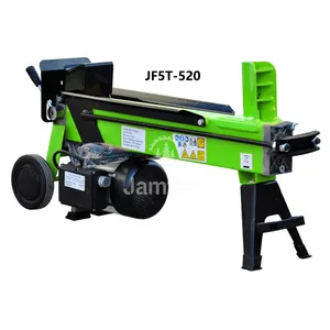 Jamfam 5ton 520Mm Spaccalegna Fabriek Hydraulische Elektrische Hout Kinetische Log Splitter Gebruikt Log Splitter Te Koop