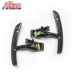 Volant en fibre de carbone sèche AISKA avec palettes de changement de vitesse pour Porsche Cayenne Macan Panamera 911 - Product Image 1