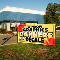 Bannière en vinyle Impression personnalisée 6 couleurs Uv/jet d'encre/impression numérique 100% PVC Vinyle Publicité Affichage Bannières Vinyle Mesh 1pc