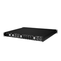 Çok Satan Profesyonel D Sınıfı Dijital Güç Amplifikatörü 4 Kanal 1200W Metal Gövdeli Tam Aralıklı Line Array Sistemleri için