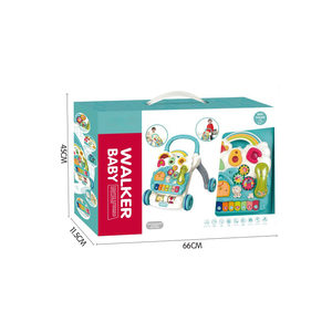 <span class=keywords><strong>Marche</strong></span>-bébé multifonctionnel interactif avec lumières clignotantes, musique, activités éducatives, chariot d'apprentissage à pousser pour les tout-petits - Product Image 6