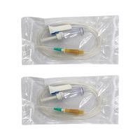 Ligne de production intégrée haute capacité pour l'assemblage et l'emballage de sets de perfusion IV médicaux jetables, 4800 sets par heure