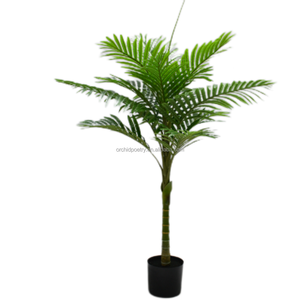 Bonsai Artificiale 1.1m, Palma ALEXANDRA Finta, <span class=keywords><strong>Areca</strong></span> <span class=keywords><strong>Catechu</strong></span> in Vaso, Piante Realistiche ed Ecologiche per Arredamento Casa - Product Image 1
