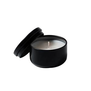 Velas de mini lata plana perfumada de cera de soja, conjunto de recuerdo, vela perfumada de viaje, recuerdo de boda - Product Image 1