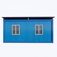 Maison préfabriquée en conteneur détachable entièrement meublée, chambre individuelle, maison préfabriquée en kit avec salle de bain et cuisine