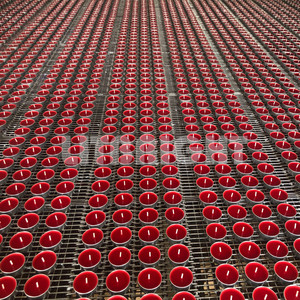 Lot de 10 bougies chauffe-plat en verre vert fruité de 37,5 mm, colorées, pour diffuseur d'arômes et lampe parfumée, 10g - Product Image 5