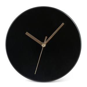 Orologio <span class=keywords><strong>da</strong></span> parete moderno in <span class=keywords><strong>legno</strong></span> nero al quarzo a batteria dal Design semplice <span class=keywords><strong>da</strong></span> 12 pollici senza numeri - Product Image 1