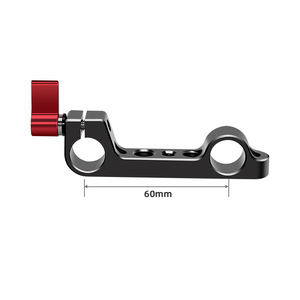 Support de caméra en alliage d'aluminium, pince réglable à double trou de 60 mm pour équipement photographique - Product Image 1