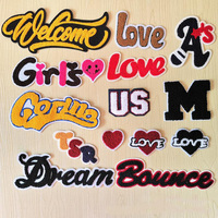 Patch de broderie personnalisé à faible quantité minimale de commande Logo personnalisé/vêtements Broderie de patchs brodés personnalisés