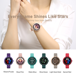 Montre connectée Lemonda nouvelle génération, écran tactile rond de 1,09 pouce, surveillance de la fréquence cardiaque, 7 modes sportifs, montre intelligente DG <span class=keywords><strong>Venus</strong></span> pour femmes et enfants - Product Image 4
