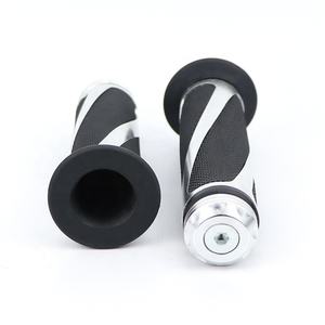 7/8 "evrensel motosiklet gidonu sapları alüminyum motosiklet kolu kavrama kauçuk kolu kavrama için motosiklet aksesuarları ve parçası - Product Image 3